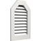 Ekena Millwork Octagonal Top Gable Vent Functional, PVC Gable Vent w/ 1" x 4" Flat Trim Frame, 36"W x 12"H GVPOT36X1201FUN - alternate 2
